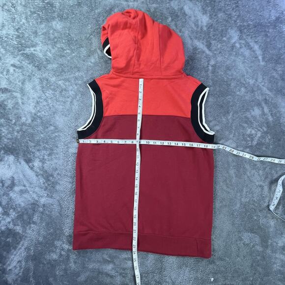 Nike Sportswear Sleeveless Hoodie Red Black White XS Pullover 2017 Style - Picture 8 of 10